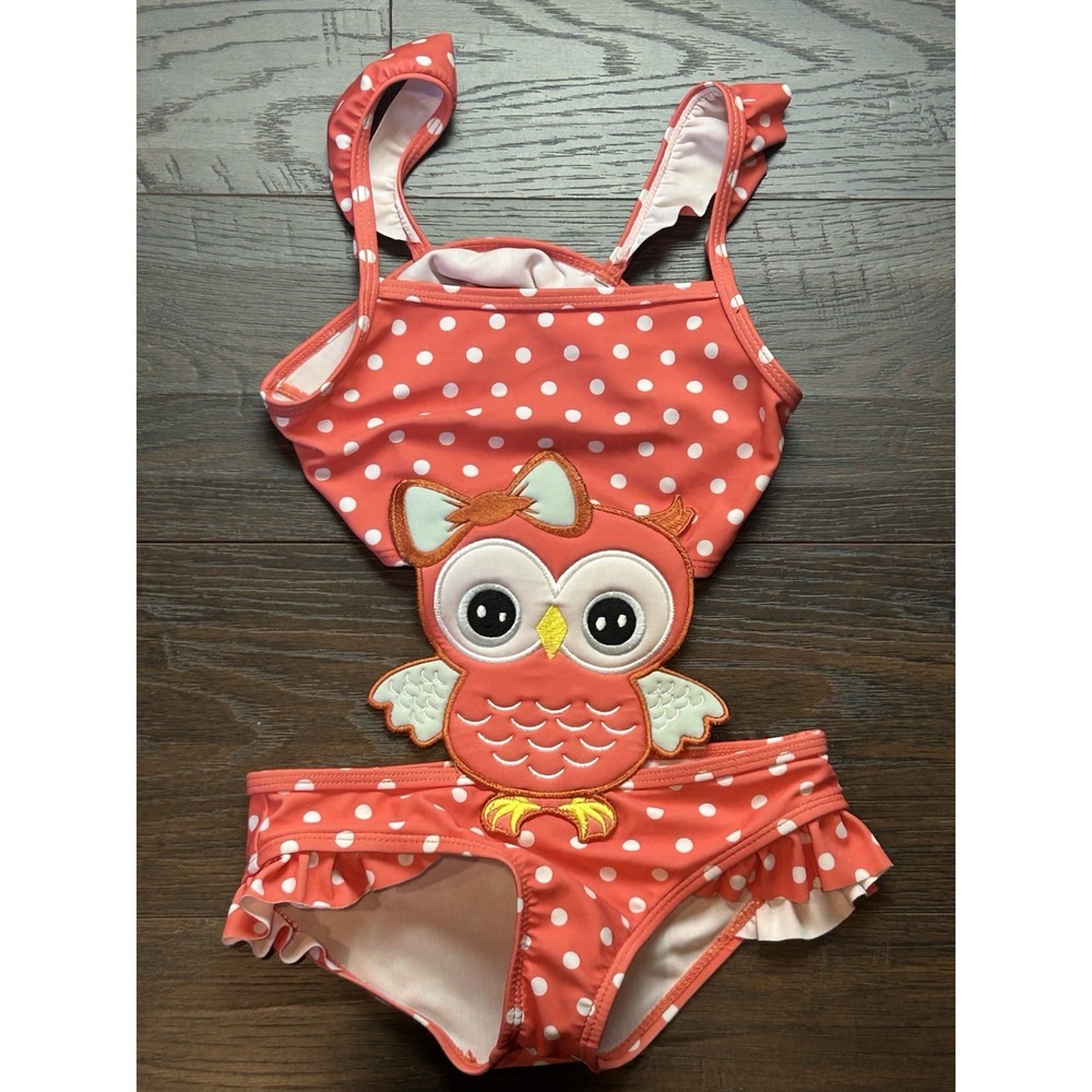 Owl One‎ Piece Swim Suit Girls 3T